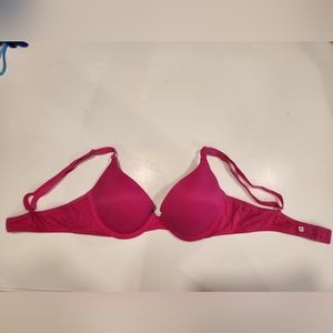 Victoria's Secret Pink Push Up Bra Hot Pink 34B